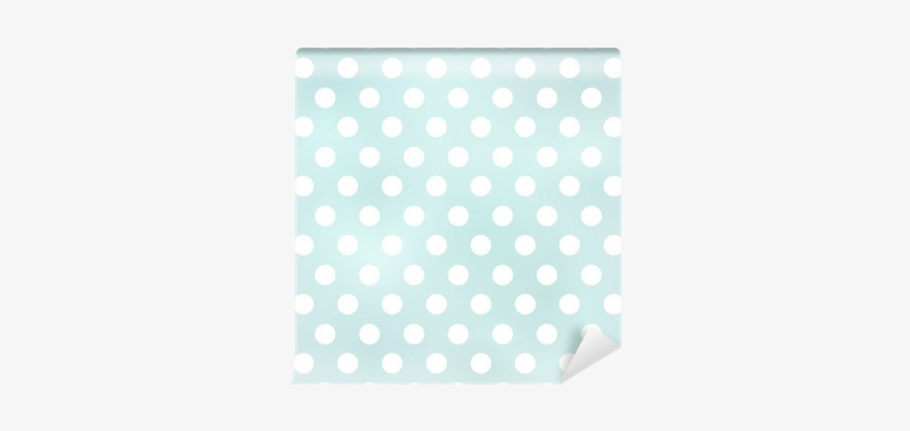 Seamless Retro Polka Dots Background Wall Mural • Pixers® - Polka Dot, transparent png