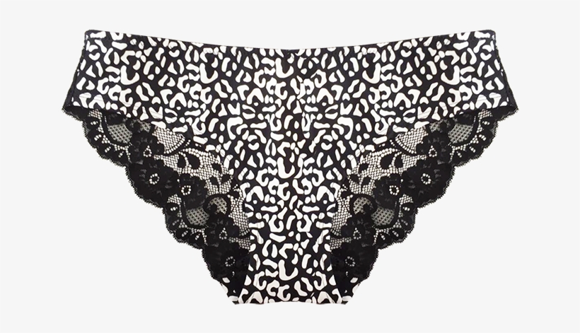Lace Monochrome Briefu20 5006black - Crocheted Lace, transparent png