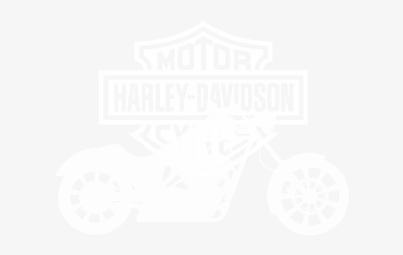 Search For - Search - Harley Davidson Clip Art White On Black, transparent png