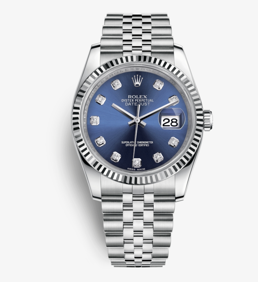 The 36mm He Likes - Rolex Datejust 36 Black Dial, transparent png