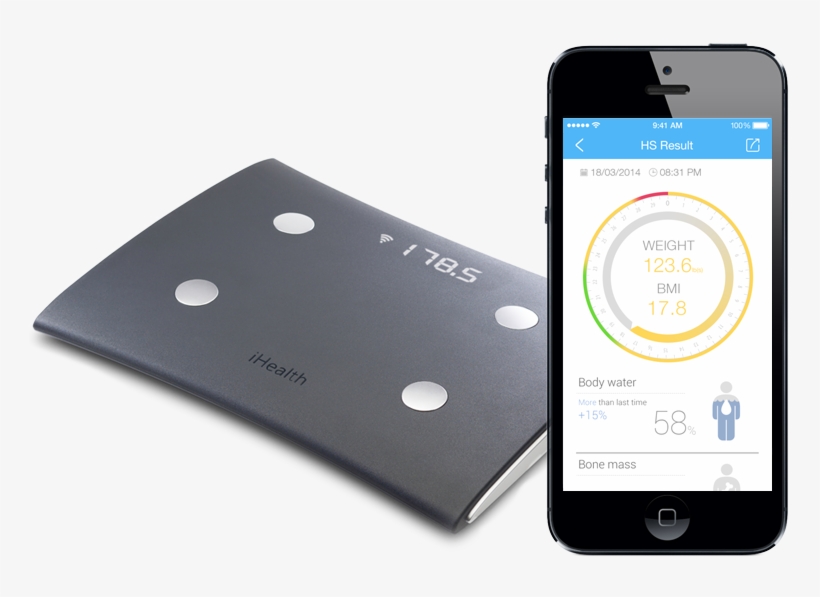 Ihealth Wireless Scale - Ihealth Vista Wireless Body Analysis Scale For Apple, transparent png
