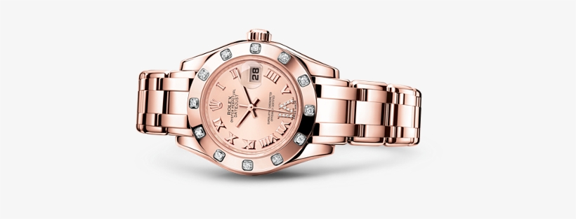 Replica Rolex Lady Datejust Pearlmaster Watch - Pearlmaster Rolex, transparent png
