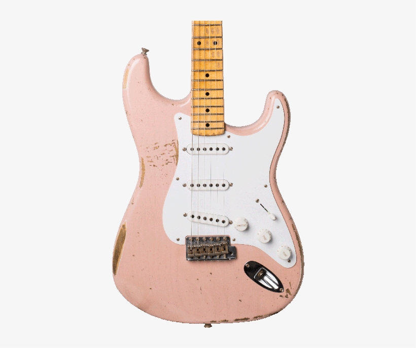 Fender 9230054856dis Image - Fender Stratocaster 1954 Pink, transparent png