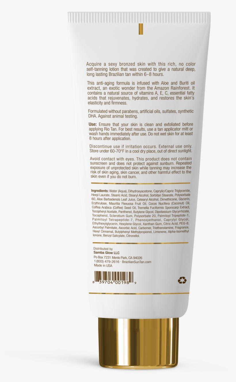Tan Extender Gradual Body Lotion - Cosmetics, transparent png
