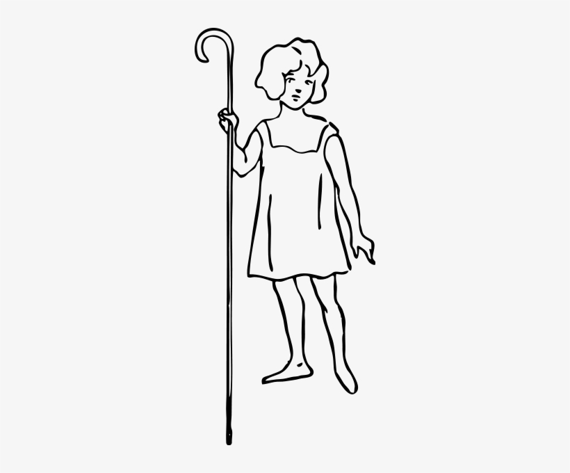 Shepherd Girl Clipart Png For Web - Shepherd Girl Clipart, transparent png