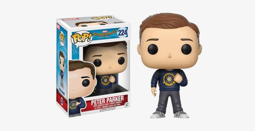 Pop Marvel Peter Parker - Peter Parker Pop Figure, transparent png