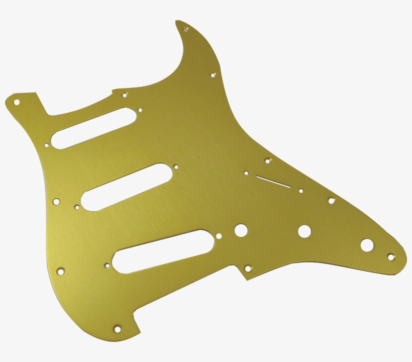 Fender ®, For American Stratocaster, 11-hole - Pickguard Original Fender American Strat 11-hole Gold, transparent png