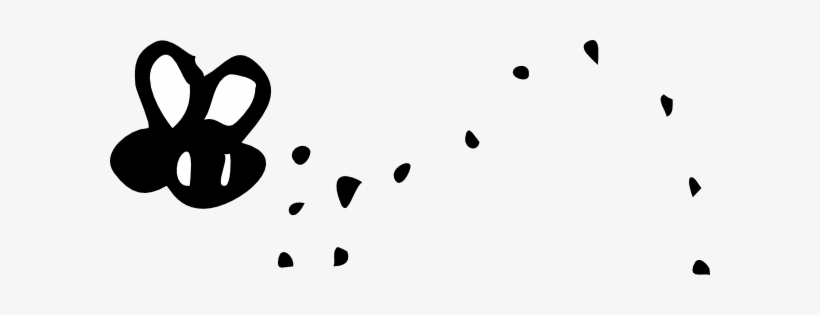 Bee Clip Art At Clipart Library - Bee Clipart Transparent With Trail, transparent png