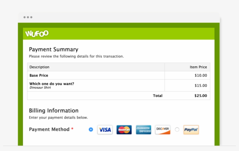 Quickly Process Online Orders, Payments, Or Donations - Payment Form, transparent png