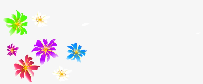 Adobe Photoshop, Colorful Flowers - Portable Network Graphics, transparent png