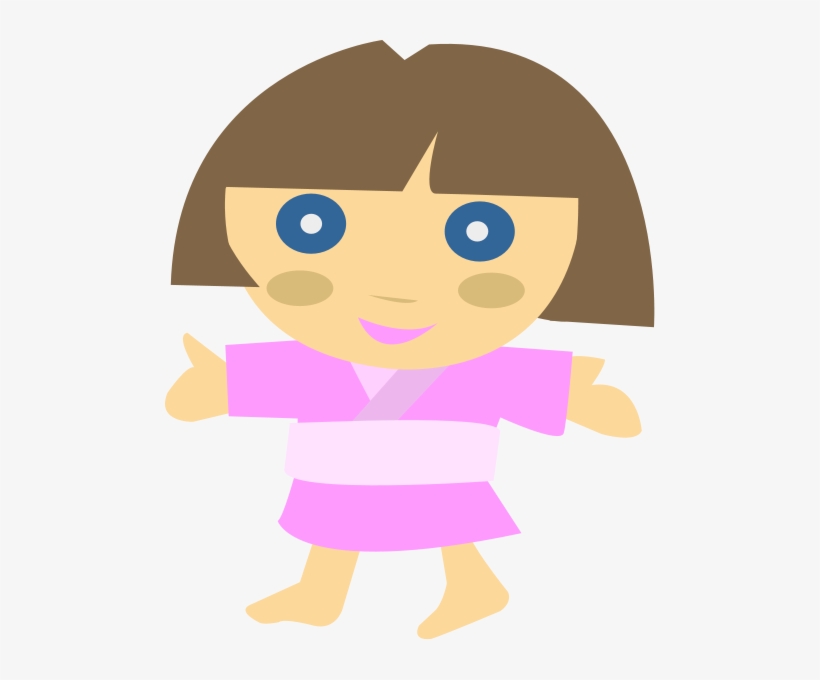 Japanese Character Girl Clipart Png For Web - Kiz Cocuk Genc Cizim, transparent png
