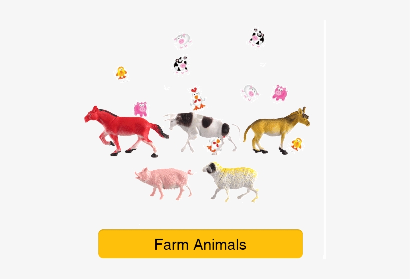 Themes - Pack Of 5 Farm Animal, transparent png