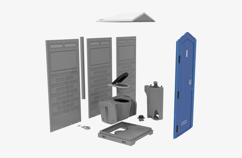 Porta Potty Mobile Self-flush Toilet Made In China - Toilet, transparent png