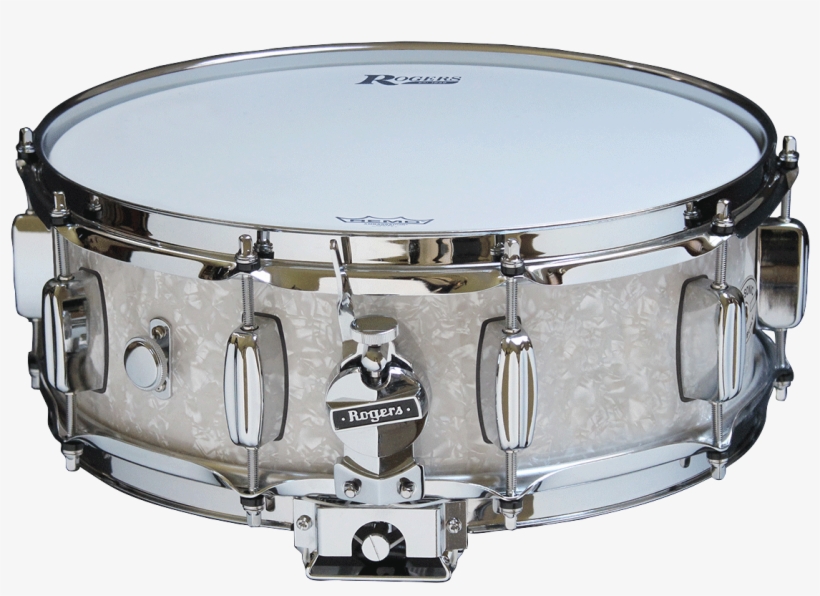 Ds32 Model P - Rogers Drums Dyna-sonic Snare Drum - 6.5x14" - White, transparent png