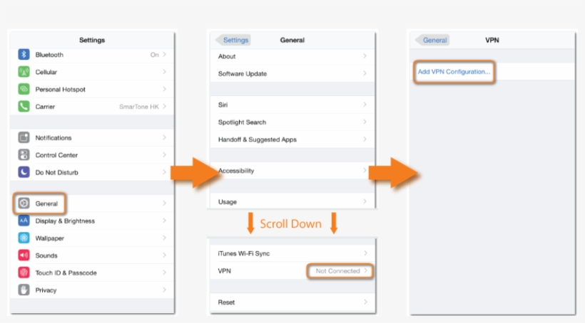The Add Configuration Page Will Appear, Fill It Out - قطع كردن صداي دوربين آيفون, transparent png
