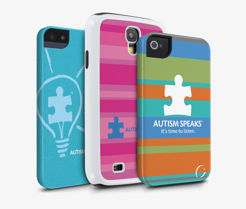 Autism Speaks Collection Cases - Speaks Light It Up Blue, transparent png