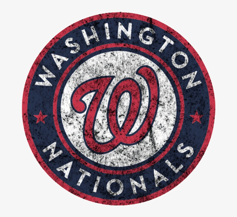 Washington Nationals 2011-present Primary Logo Distressed, transparent png