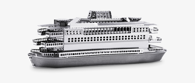 Picture Of Commuter Ferry - Metal Earth 3d Laser Cut Model Commuter Ferry Boat, transparent png