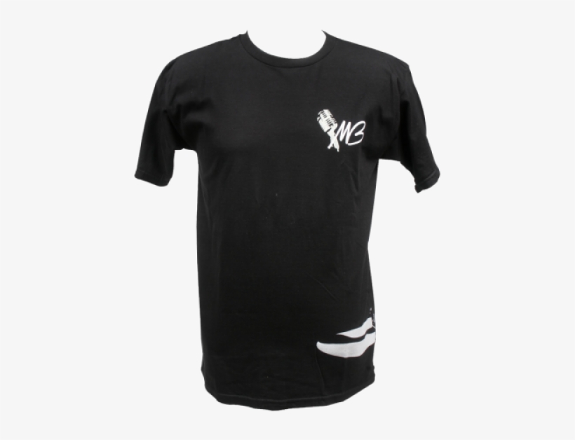 M63516 Spotlight Standing Tshirt 0 - Camiseta Preta Gola Careca, transparent png