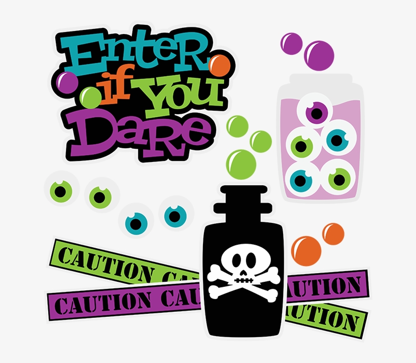 Enter If You Dare Svg Scrapbook Collection Halloween - Enter If You Dare Halloween Sign, transparent png