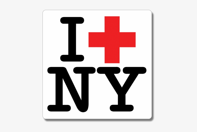 I Love Ny Square Sticker - Milton Glaser To Inform And Delight, transparent png