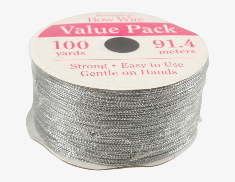Bowdabra® Bow, 91,4m, Silver - Darice Bowdabra Bow Wire 100yd-silver, transparent png