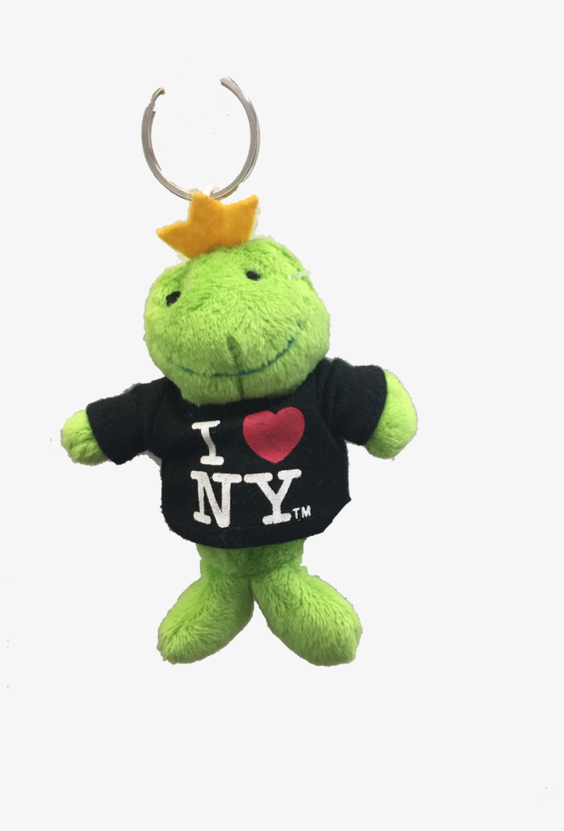 Love Ny Frog Plush Key Chain, transparent png