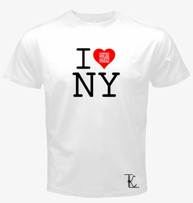 "i Love Ny" Qr Code T-shirt * Also Available In Women's - Hope Your Couch Pulls Out Because, transparent png
