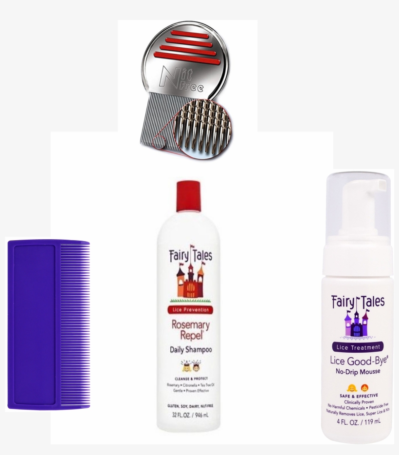 Fairy Tales Nits And Lice Prevention And Treatment - Levia Nit-free Terminator Comb - The Best Head Lice, transparent png