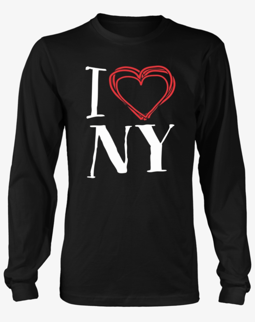 I Love Ny - Nirvana Long Sleeve Shirt, transparent png