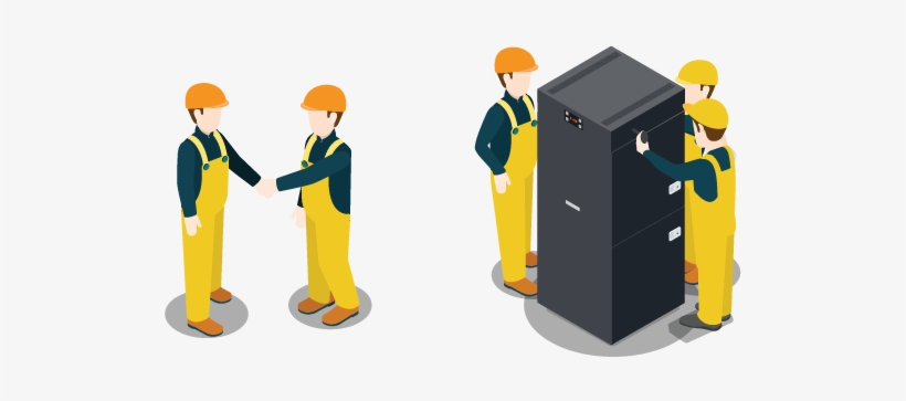 Cybertrol's Technicians Work At Customer Sites To Assist, transparent png