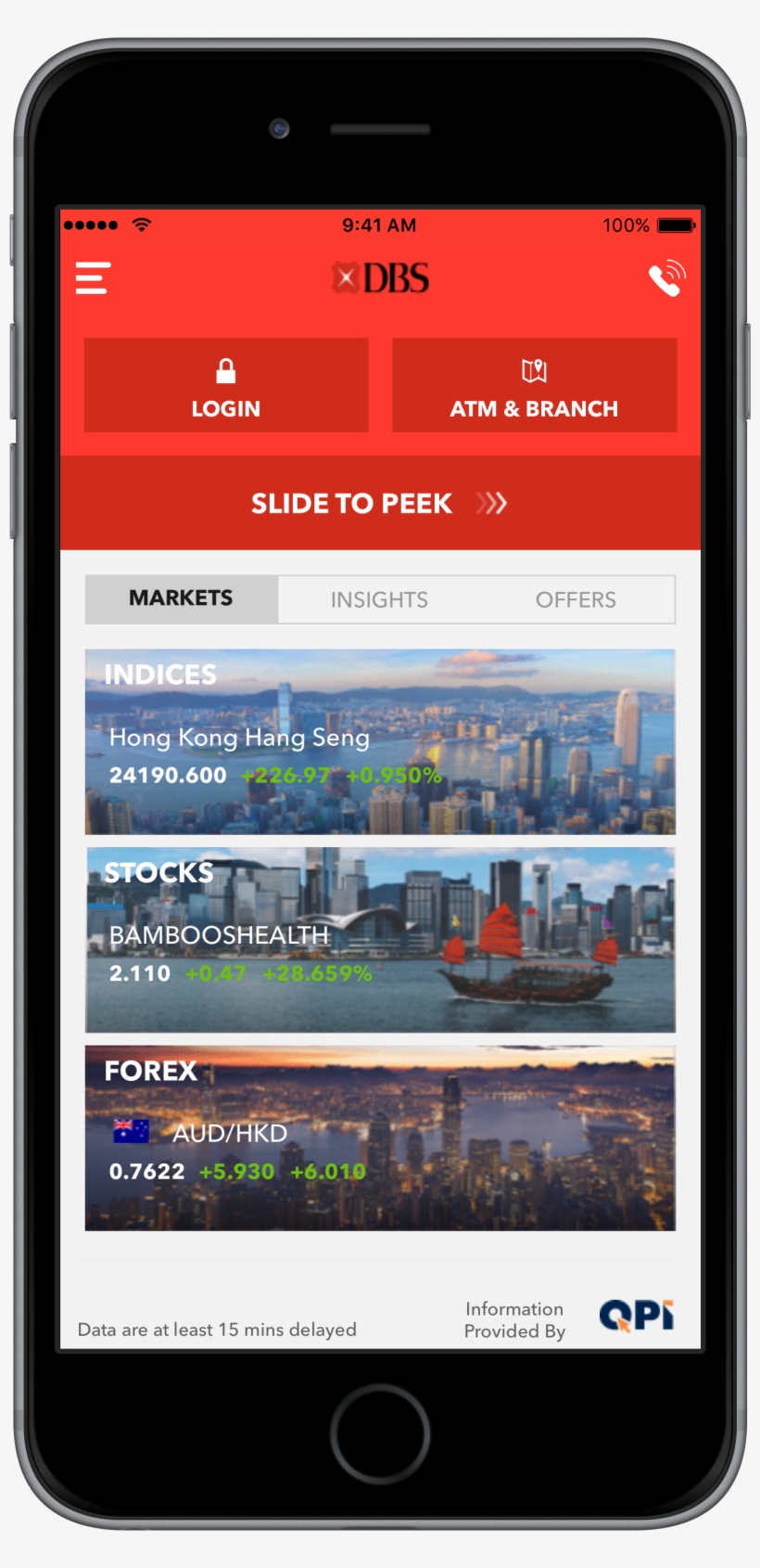 Click On Login Button On Homescreen - Dbs Peek Balance, transparent png
