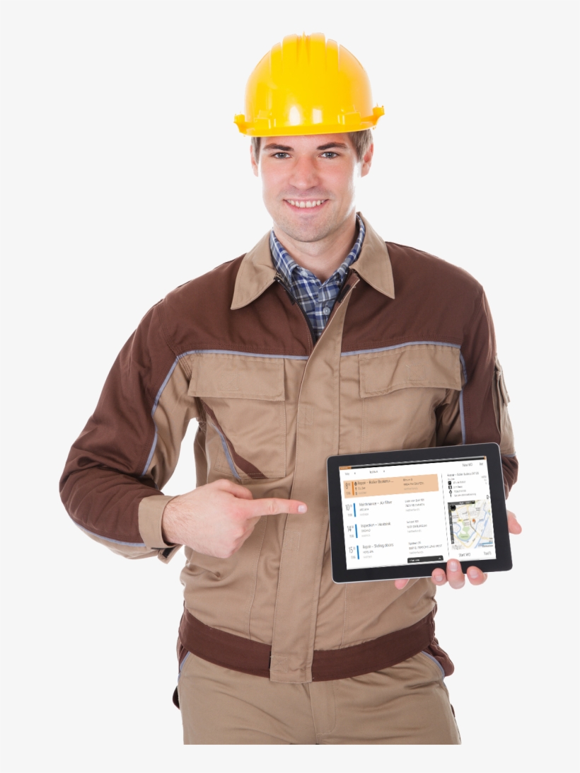 Technician Brw Tablet 964×1024 - Construction Worker, transparent png