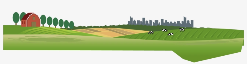 Land Clipart Crop Field - Grass, transparent png