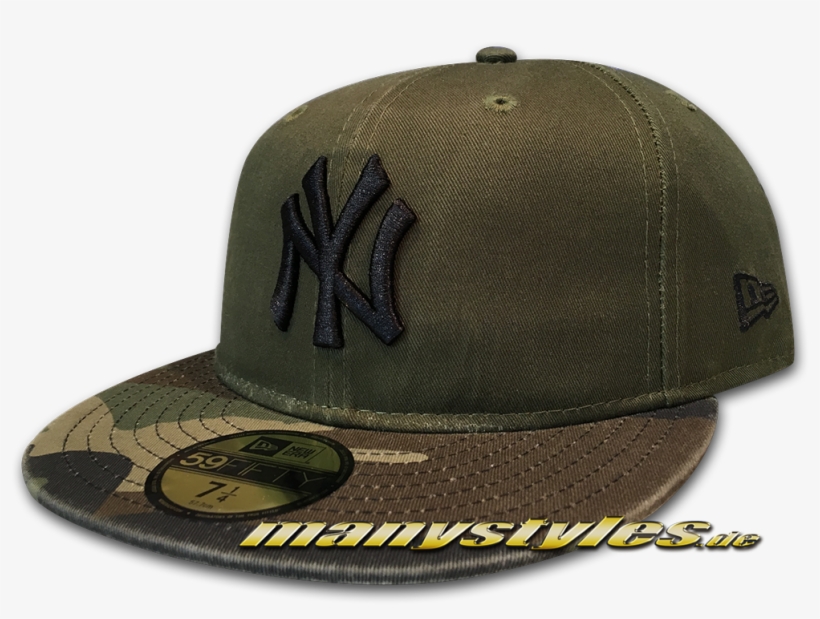 New Era Ny Yankees Mlb 59fifty Cap Washed Camo Fit - New Era Cap Company, transparent png