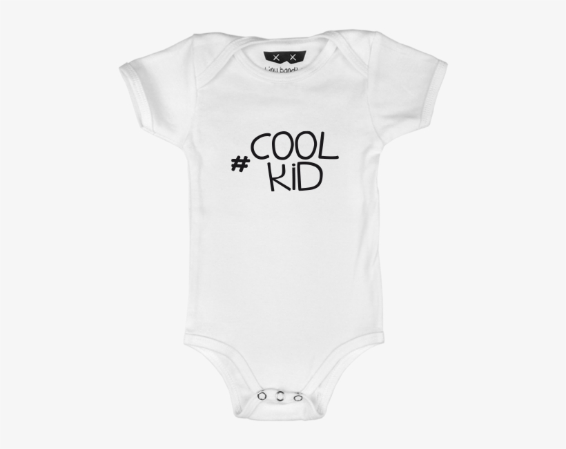 Hashtag Cool Kid Black // White Onesie From Tiny Bandits - Ceneo.pl, transparent png