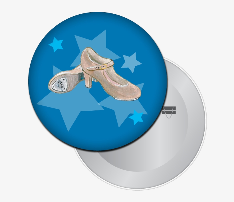 High-heeled Tap Shoes Button / Magnet - Tap Dance, transparent png
