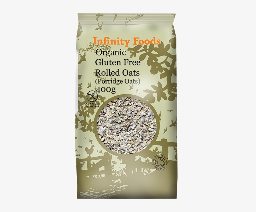 Organic Gluten-free Rolled Oatflakes - Organic Food, transparent png