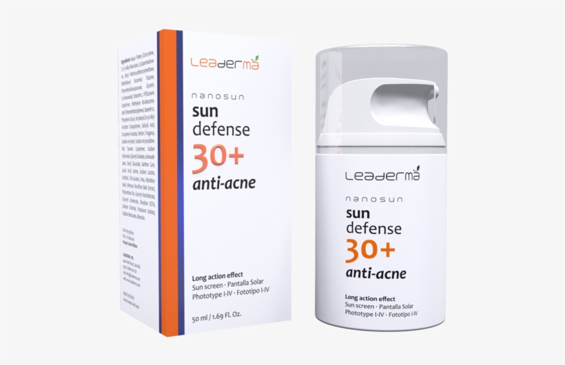 Leaderma Sun Defense 30 Anti-acne Sun Screen, Pack - New Delhi, transparent png