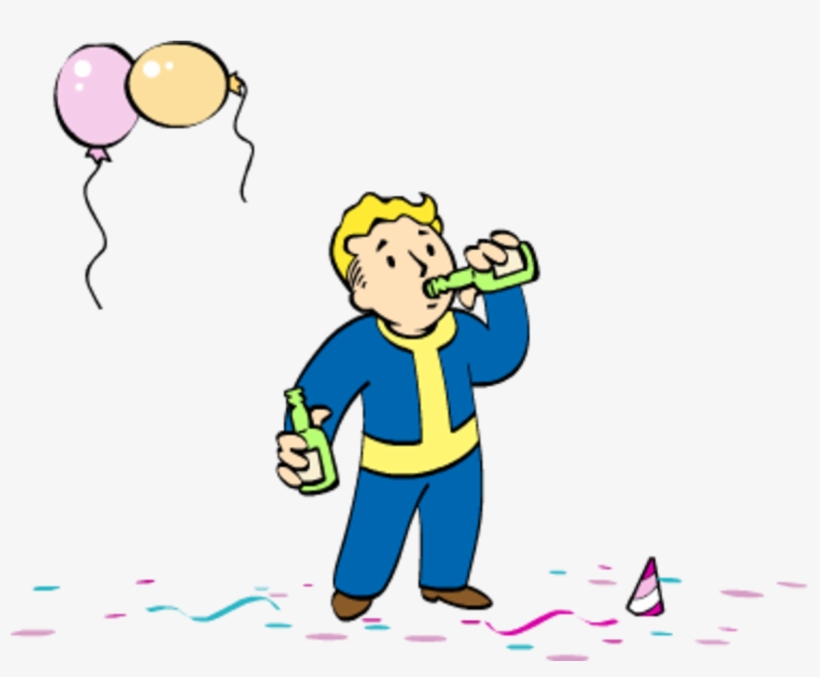 Fallout Vault Boy New Year, transparent png