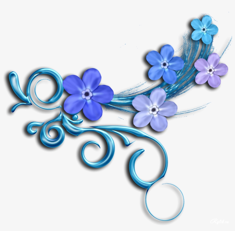 Decorative Corner Png - Clipart Flower, transparent png