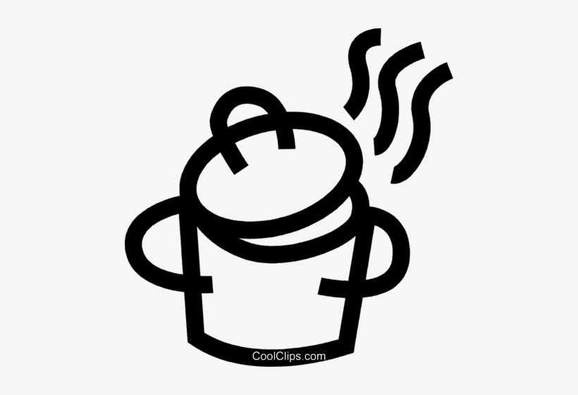 Cooking Pots Royalty Free Vector Clip Art Illustration - Cooking Clipart Free Transparent, transparent png
