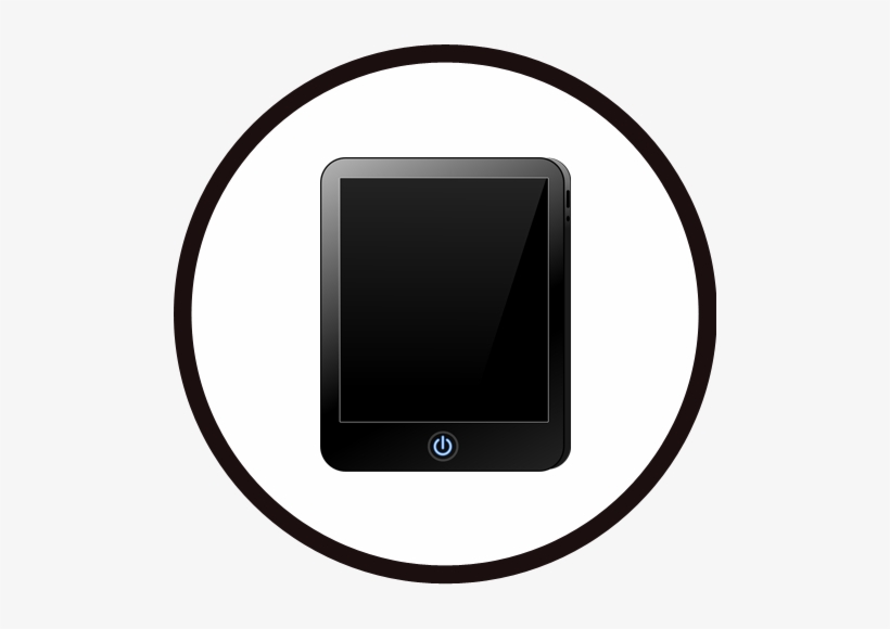 Icon-tablet - Circle, transparent png