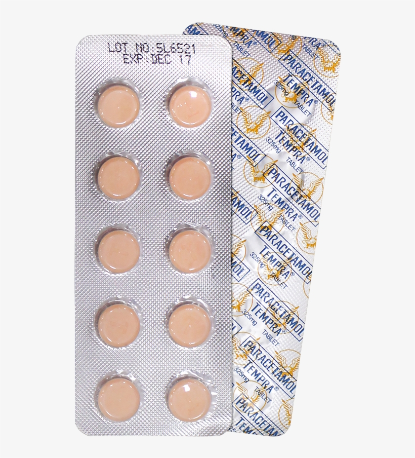 Tempra 325mg Tablet - Tempra, transparent png