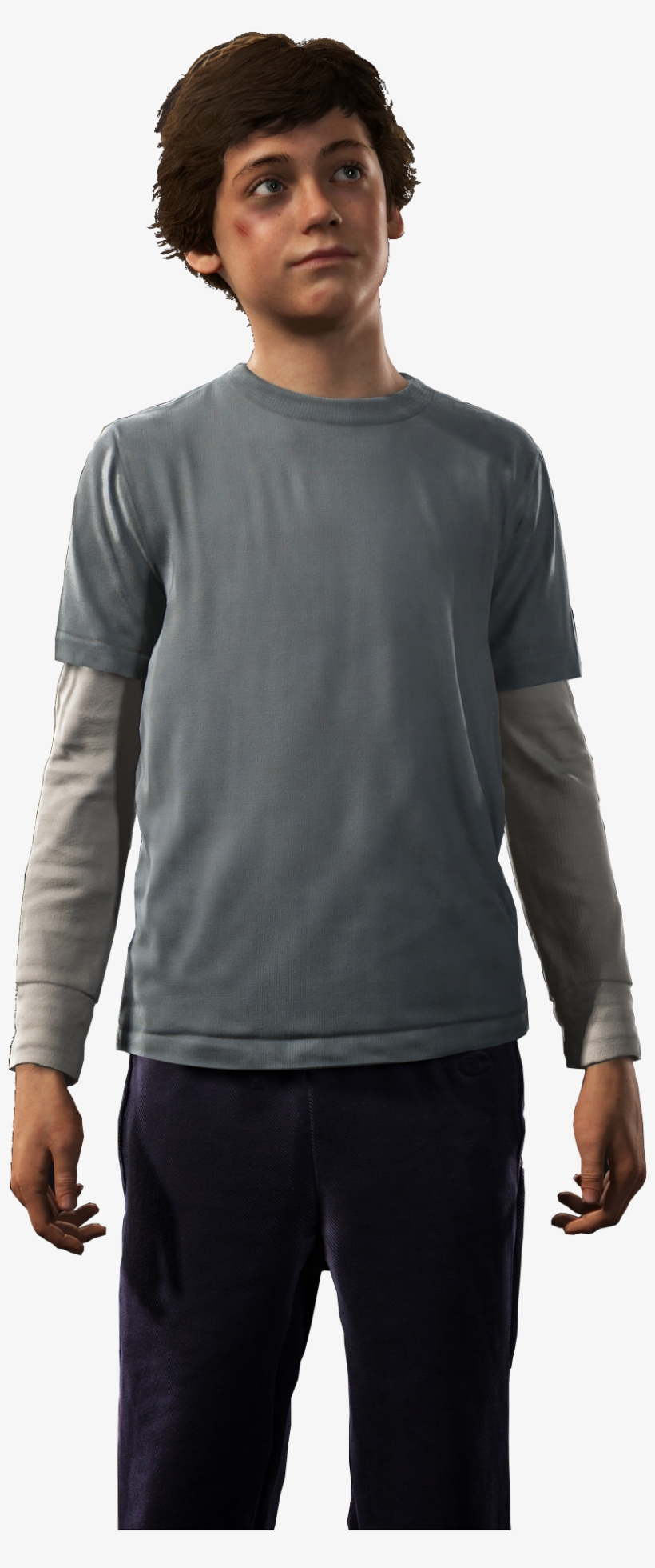 Uncharted 4 Young Drake - Long-sleeved T-shirt, transparent png