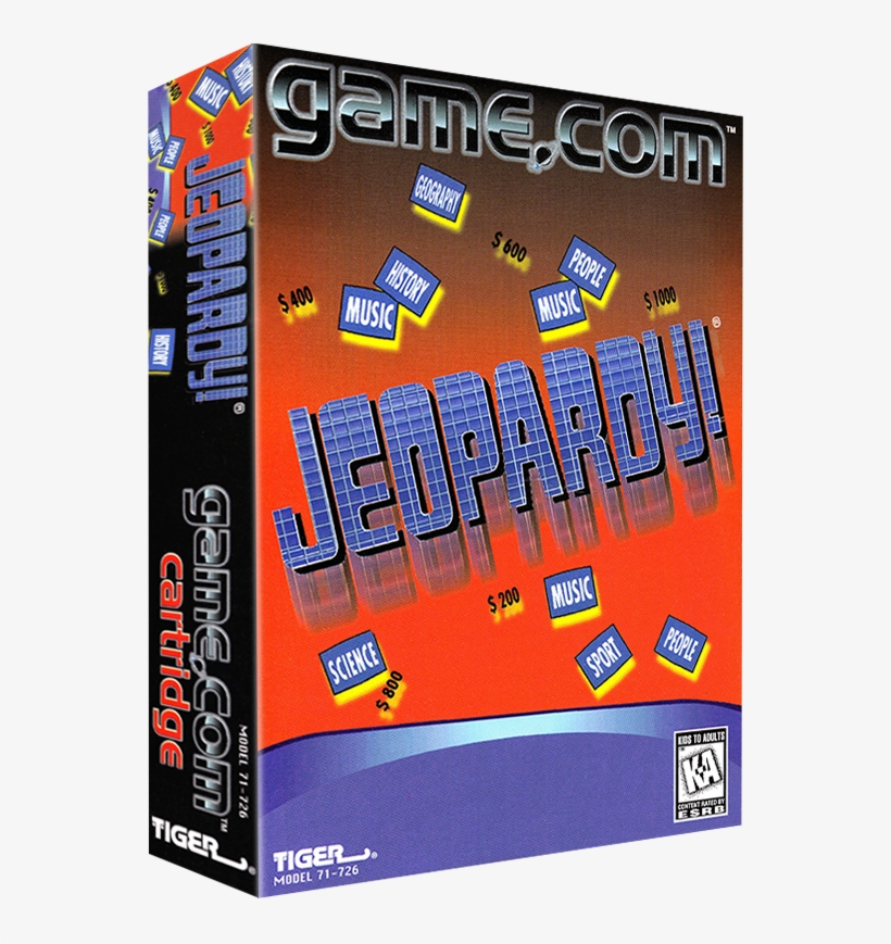 Jeopardy - Box - 3d - Indy 500 (tiger Game.com), transparent png