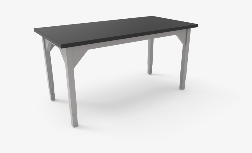 Lobo Table With Phenolic Top Square, Adjustable Legs - Biurko Biurowe, transparent png