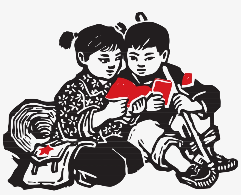 Fresh Cute Black Hand Drawn Portrait Labor Day Holiday - 中國 革命 海報, transparent png