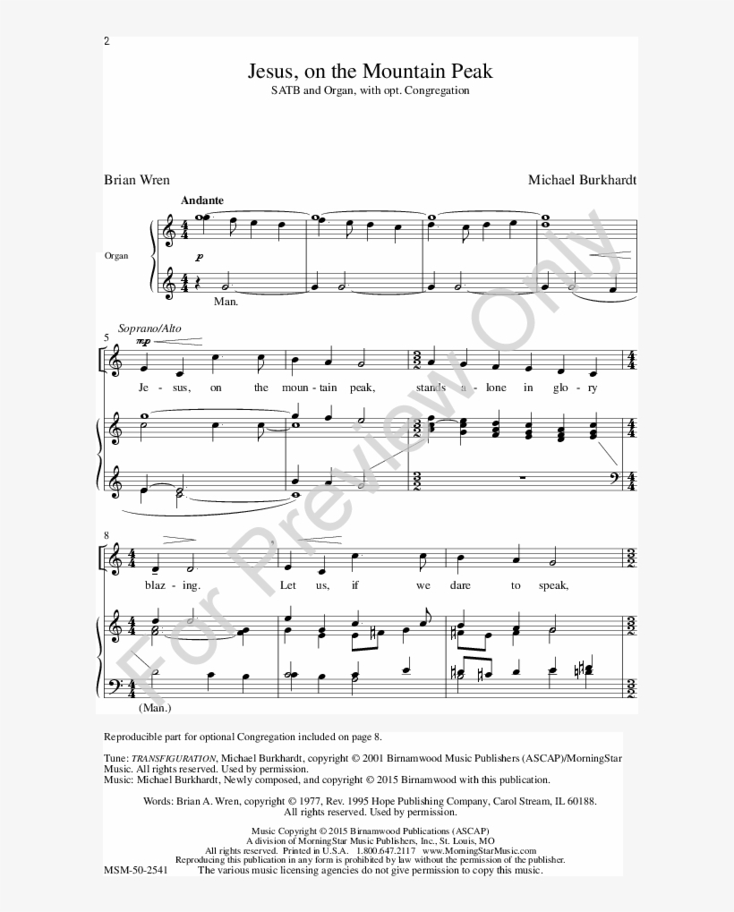Jesus On The Mountain Peak Thumbnail - Bach Suite No 6 Gavotte In D Major For Piano, transparent png