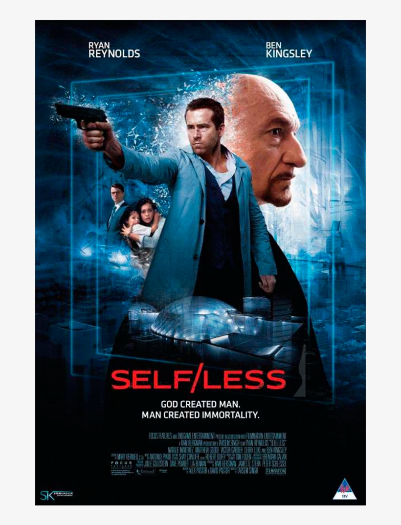 God Created Man Man Created Immortality - Self Less 2015 Poster, transparent png